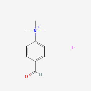 molecular formula C10H14INO B1294699 4-甲酰苯三甲基碘化铵 CAS No. 7541-76-6