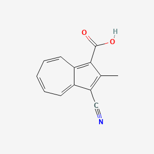 3-Cyano-2-methylazulene-1-carboxylic acid