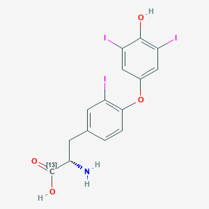 (2S)-2-amino-3-[4-(4-hydroxy-3,5-diiodophenoxy)-3-iodophenyl](113C)propanoic acid