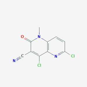 4,6-Dichloro-1-methyl-2-oxo-1,2-dihydro-1,5-naphthyridine-3-carbonitrile