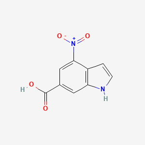 4-nitro-1H-indole-6-carboxylic acid