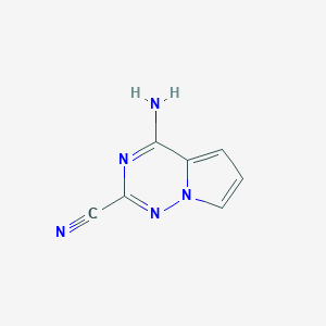 4-Aminopyrrolo[2,1-f][1,2,4]triazine-2-carbonitrile