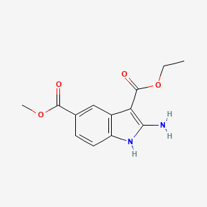 3-Ethyl 5-methyl 2-amino-1H-indole-3,5-dicarboxylate