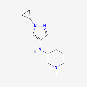 N-(1-Cyclopropyl-1H-pyrazol-4-yl)-1-methylpiperidin-3-amine