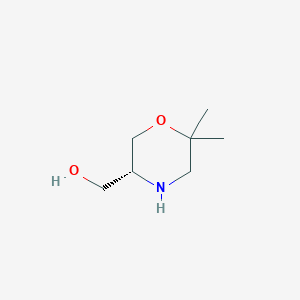 (R)-(6,6-Dimethylmorpholin-3-yl)methanol