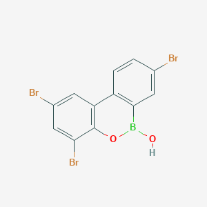 2,4,8-Tribromo-6H-dibenzo[c,e][1,2]oxaborinin-6-ol