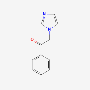B1294747 Acetophenone, 2-(imidazol-1-YL)- CAS No. 24155-34-8