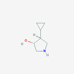 Rel-(3R,4S)-4-cyclopropylpyrrolidin-3-ol