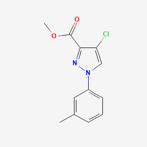 Methyl 4-chloro-1-(m-tolyl)-1H-pyrazole-3-carboxylate