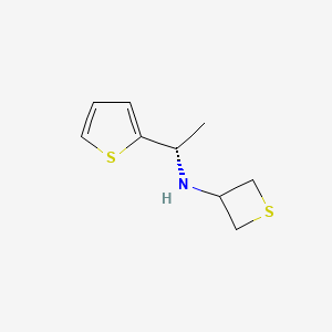 (S)-N-(1-(Thiophen-2-yl)ethyl)thietan-3-amine