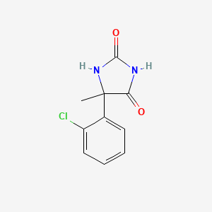 5-(2-Chlorophenyl)-5-methylimidazolidine-2,4-dione