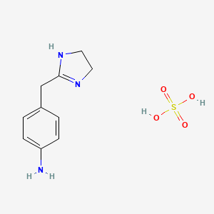 4-((4,5-Dihydro-1H-imidazol-2-yl)methyl)aniline sulfate