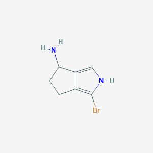 1-Bromo-2,4,5,6-tetrahydrocyclopenta[c]pyrrol-4-amine