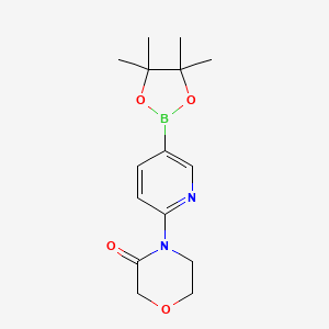 4-(5-(4,4,5,5-Tetramethyl-1,3,2-dioxaborolan-2-yl)pyridin-2-yl)morpholin-3-one