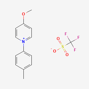 4-Methoxy-1-(p-tolyl)pyridin-1-ium trifluoromethanesulfonate