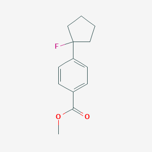 Methyl 4-(1-fluorocyclopentyl)benzoate