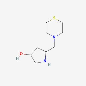 5-(Thiomorpholinomethyl)pyrrolidin-3-ol