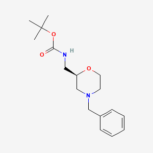 (R)-tert-Butyl ((4-benzylmorpholin-2-yl)methyl)carbamate