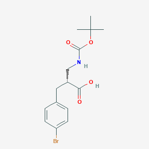 (R)-2-(4-Bromobenzyl)-3-((tert-butoxycarbonyl)amino)propanoic acid