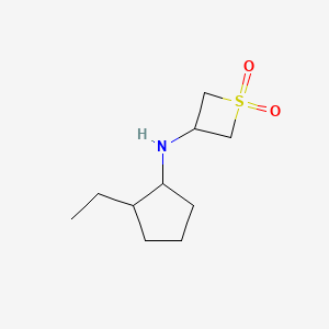 3-((2-Ethylcyclopentyl)amino)thietane 1,1-dioxide