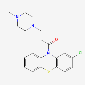 1-(2-chloro-10H-phenothiazin-10-yl)-3-(4-methylpiperazin-1-yl)propan-1-one