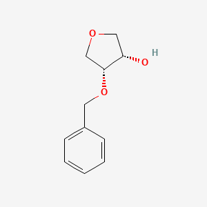 3-Furanol, tetrahydro-4-(phenylmethoxy)-, cis-