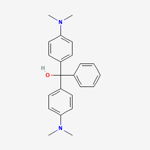 molecular formula C23H26N2O B1294783 孔雀石绿甲醇碱 CAS No. 510-13-4