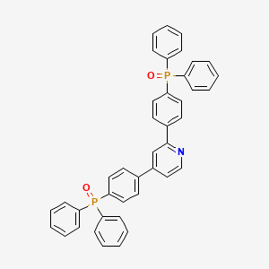 molecular formula C41H31NO2P2 B12947863 (Pyridine-2,4-diylbis(4,1-phenylene))bis(diphenylphosphine oxide) 