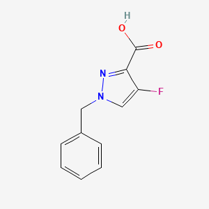 1-Benzyl-4-fluoro-1H-pyrazole-3-carboxylic acid