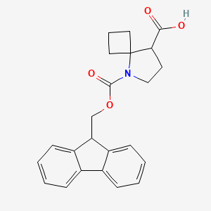 5-(((9H-Fluoren-9-yl)methoxy)carbonyl)-5-azaspiro[3.4]octane-8-carboxylic acid