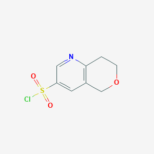 7,8-Dihydro-5H-pyrano[4,3-B]pyridine-3-sulfonyl chloride