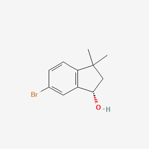 (S)-6-Bromo-3,3-dimethyl-2,3-dihydro-1H-inden-1-ol