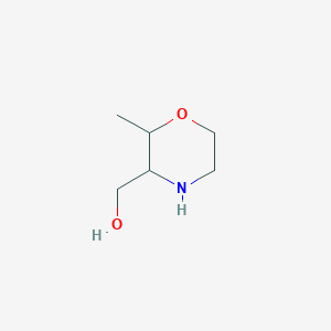 molecular formula C6H13NO2 B12947942 (2-Methylmorpholin-3-yl)methanol 