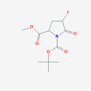 1-(tert-Butyl) 2-methyl 4-fluoro-5-oxopyrrolidine-1,2-dicarboxylate