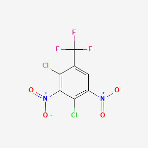 molecular formula C7HCl2F3N2O4 B1294799 2,4-二氯-1,3-二硝基-5-(三氟甲基)苯 CAS No. 29091-09-6