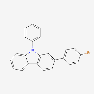 2-(4-Bromophenyl)-9-phenyl-9H-carbazole