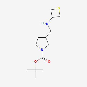 tert-Butyl 3-((thietan-3-ylamino)methyl)pyrrolidine-1-carboxylate