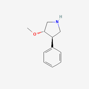 (3S,4R)-3-Methoxy-4-phenylpyrrolidine