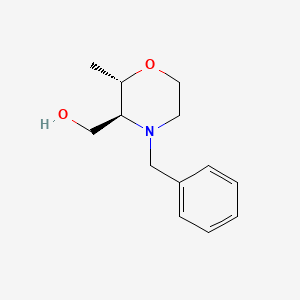 ((2S,3S)-4-Benzyl-2-methylmorpholin-3-yl)methanol