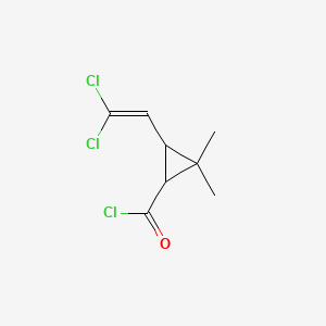 molecular formula C8H9Cl3O B1294807 3-(2,2-二氯乙烯基)-2,2-二甲基环丙烷甲酰氯 CAS No. 52314-67-7
