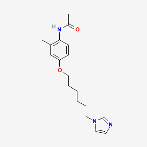 N-(4-((6-(1H-Imidazol-1-yl)hexyl)oxy)-2-methylphenyl)acetamide