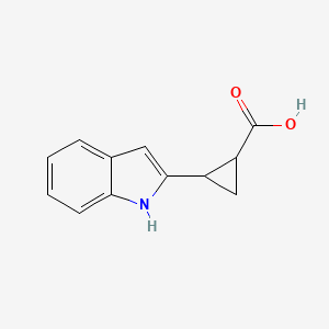 2-(1H-Indol-2-yl)cyclopropanecarboxylic acid