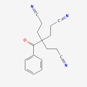 B1294819 4-Benzoyl-4-(2-cyanoethyl)heptanedinitrile CAS No. 5342-96-1