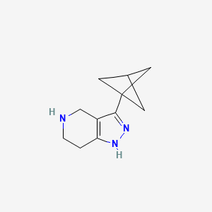 3-(Bicyclo[1.1.1]pentan-1-yl)-4,5,6,7-tetrahydro-2H-pyrazolo[4,3-c]pyridine