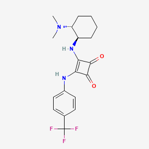 3-(((1R,2R)-2-(Dimethylamino)cyclohexyl)amino)-4-((4-(trifluoromethyl)phenyl)amino)cyclobut-3-ene-1,2-dione