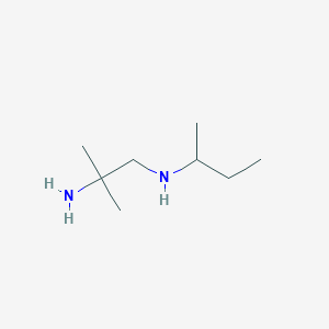 molecular formula C8H20N2 B12948259 N1-(sec-Butyl)-2-methylpropane-1,2-diamine 