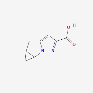 4,4A,5,5a-tetrahydrocyclopropa[4,5]pyrrolo[1,2-b]pyrazole-2-carboxylic acid