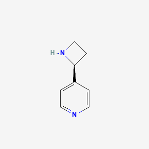 molecular formula C8H10N2 B12948307 (S)-4-(Azetidin-2-yl)pyridine 