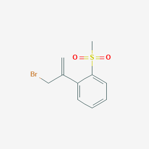 Benzene, 1-[1-(bromomethyl)ethenyl]-2-(methylsulfonyl)-