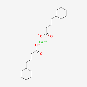 B1294832 Cyclohexanebutanoic acid, barium salt CAS No. 62669-65-2